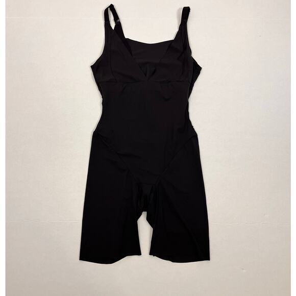Maidenform  Shapewear Shorts Womens‎ Size Medium Black Sleeveless One Piece - Picture 1 of 4